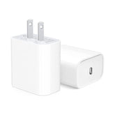 Apple 20W USB-C Power Adapter 2-Pin | Fast Charging Original Charger | Compact Wall Adapter
