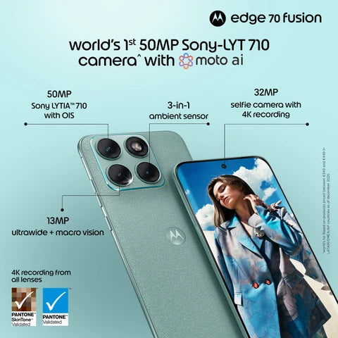 Motorola Edge 70 Fusion 5G | Massive 7000mAh Battery
